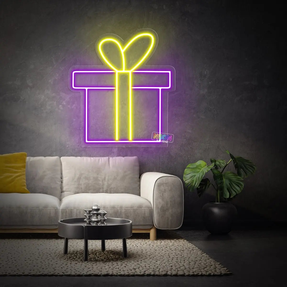 Birthday Present neon sign